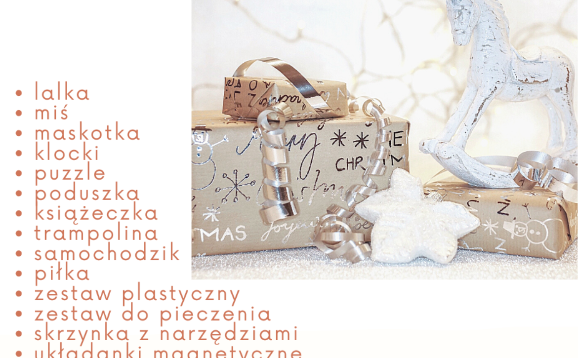 Na obrazku są prezenty
