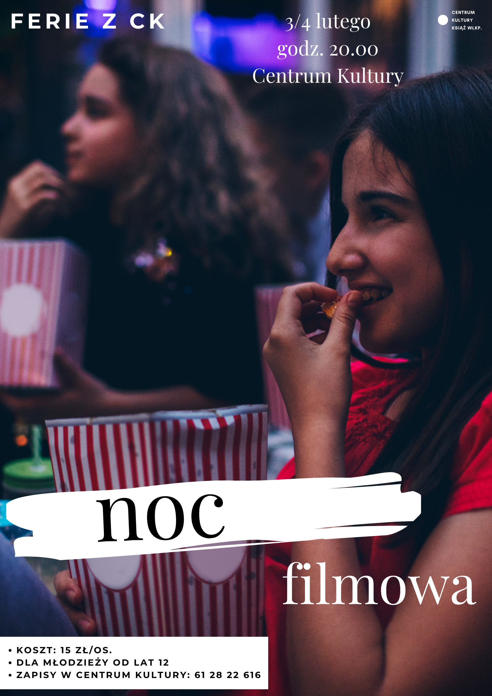 noc filmowa plakat