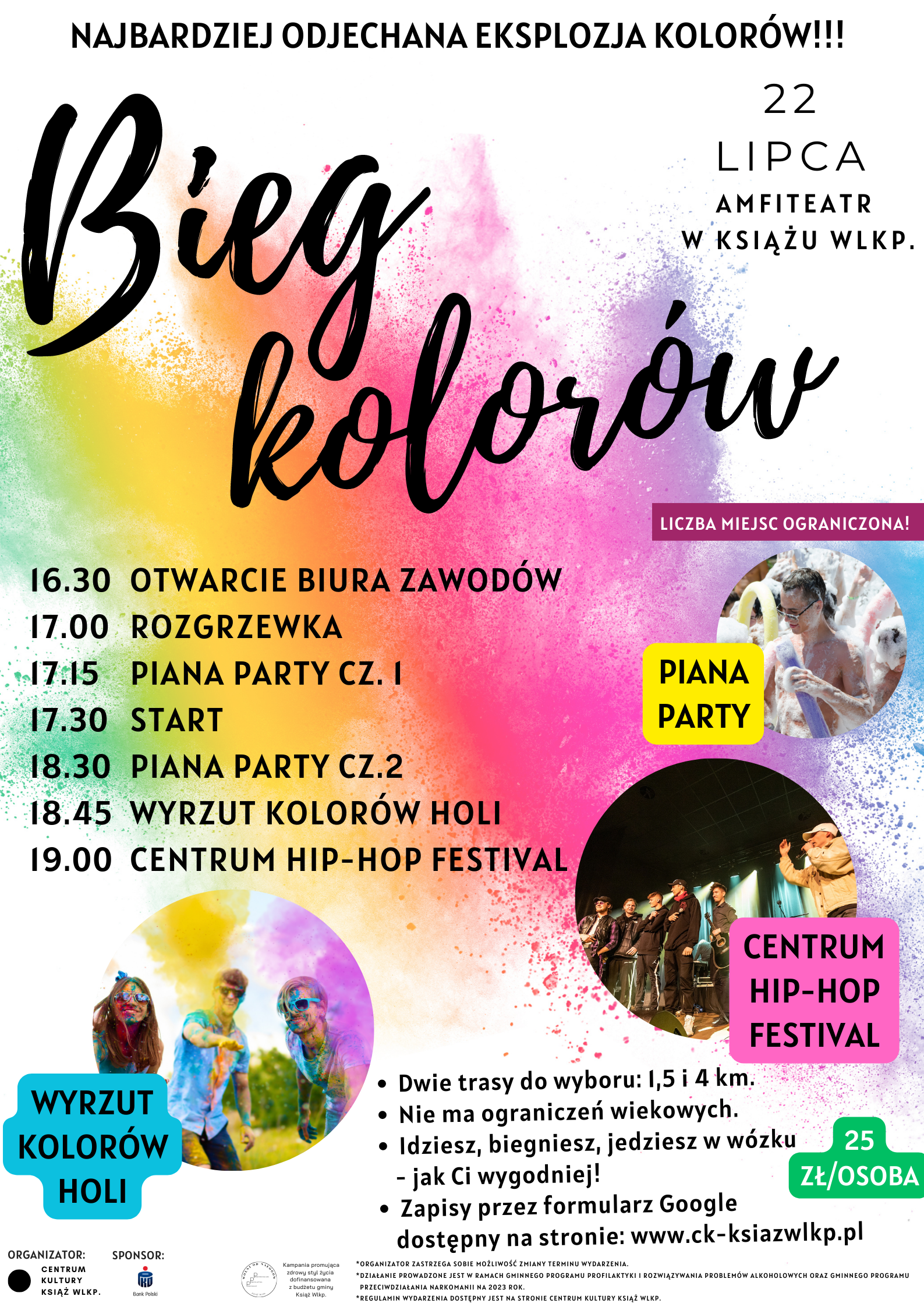 bieg kolorów plakat ost