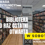 Ostatnia sobota w biblio!