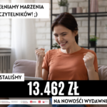 Dostaliśmy 13.462 zł na nowości wydawnicze!