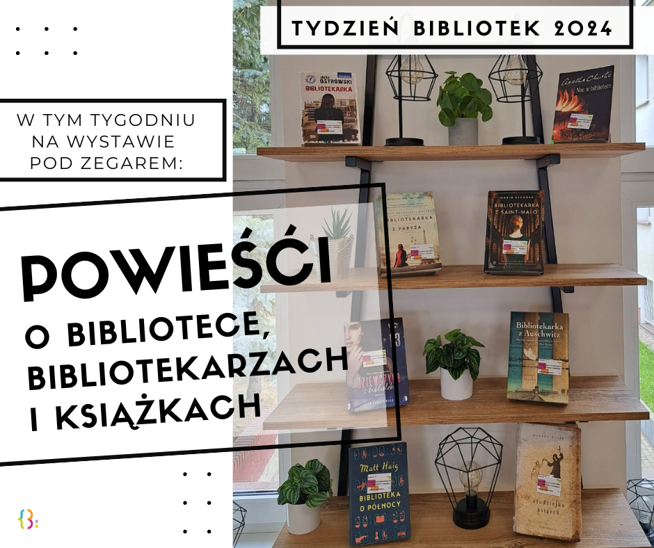 Plakat promujący tydzień bibliotek