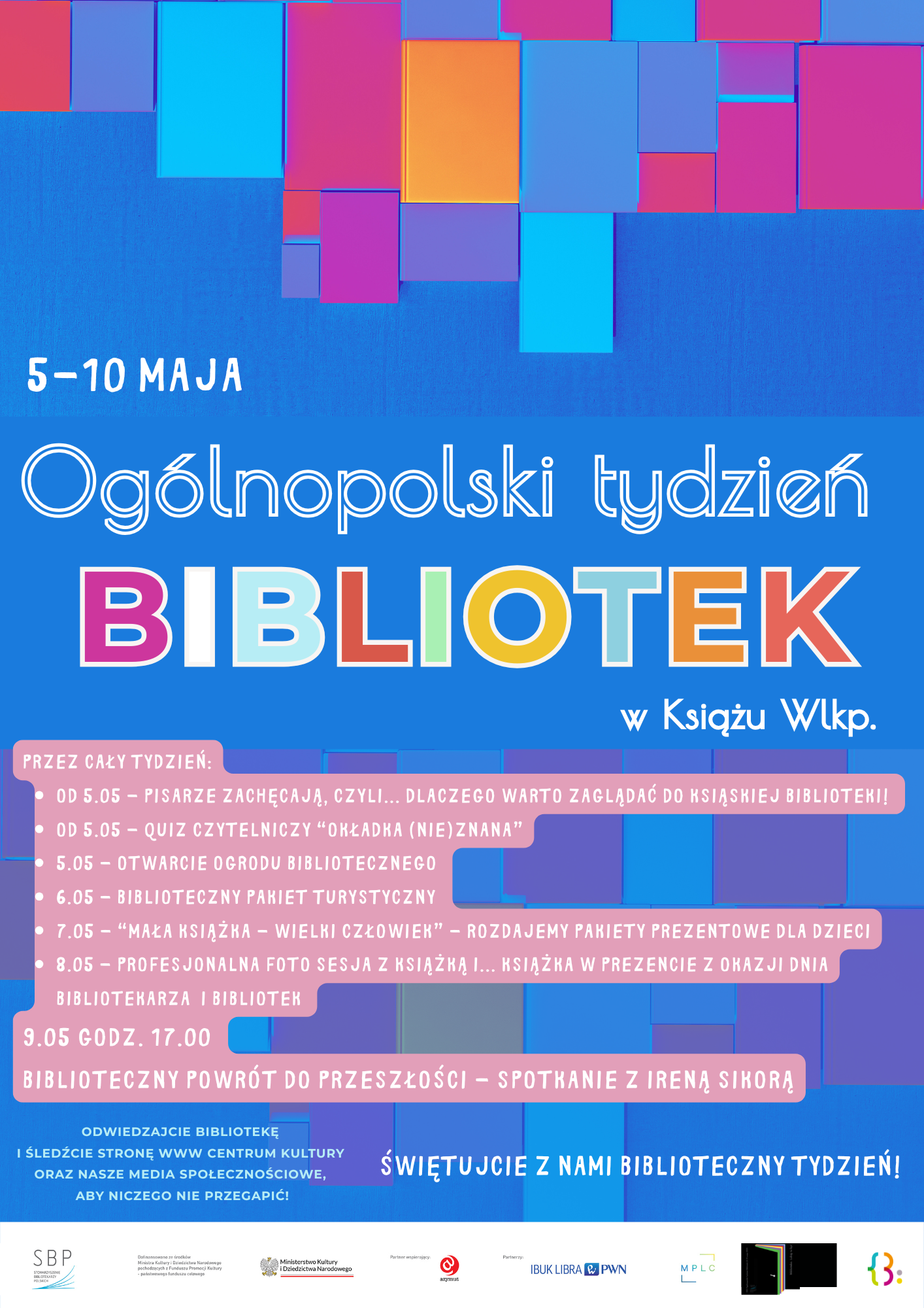 W Książu Wlkp. Ogólnopolski Tydzień Bibliotek startuje już od jutra!