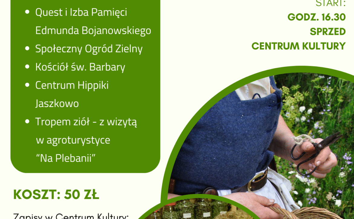 wycieczka do Jaszkowa szlakiem ziół
