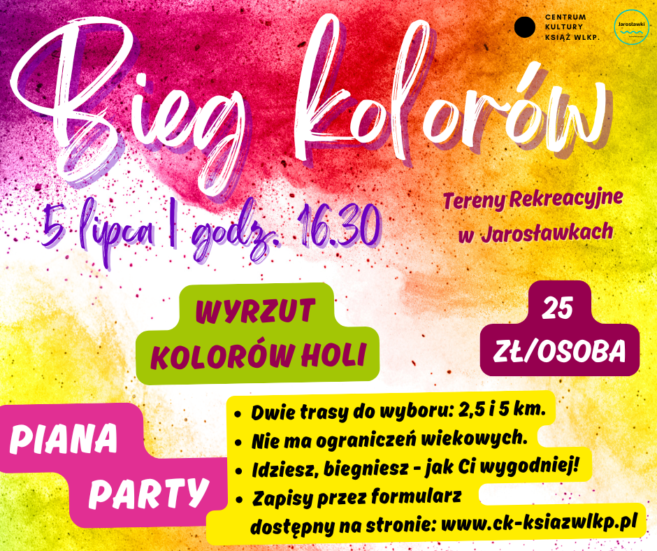 Biegnij kolorowo z nami!
