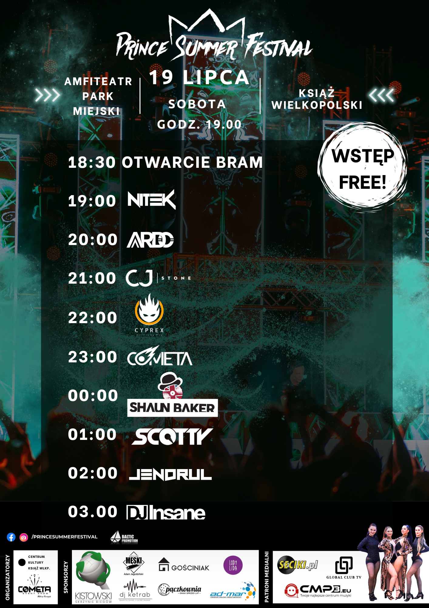 Zobacz Timetable Prince Summer Festival'2025!