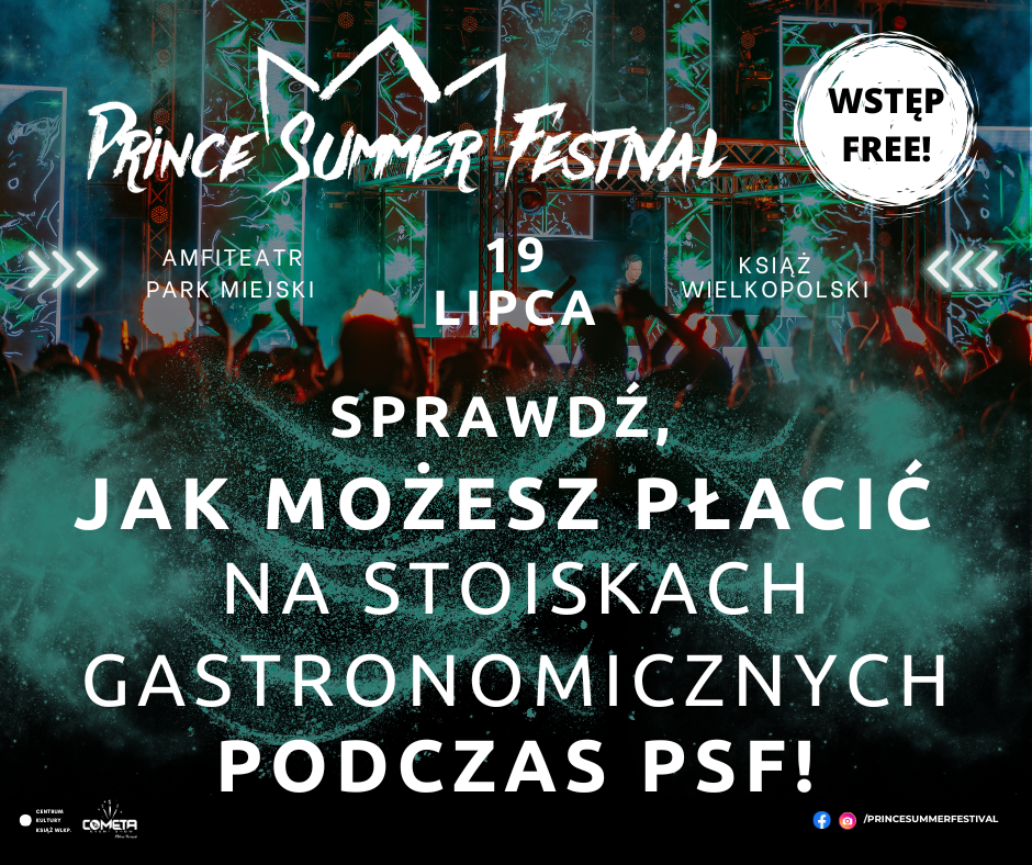 Sprawdź, jak możesz płacić podczas Prince Summer Festival'2025!