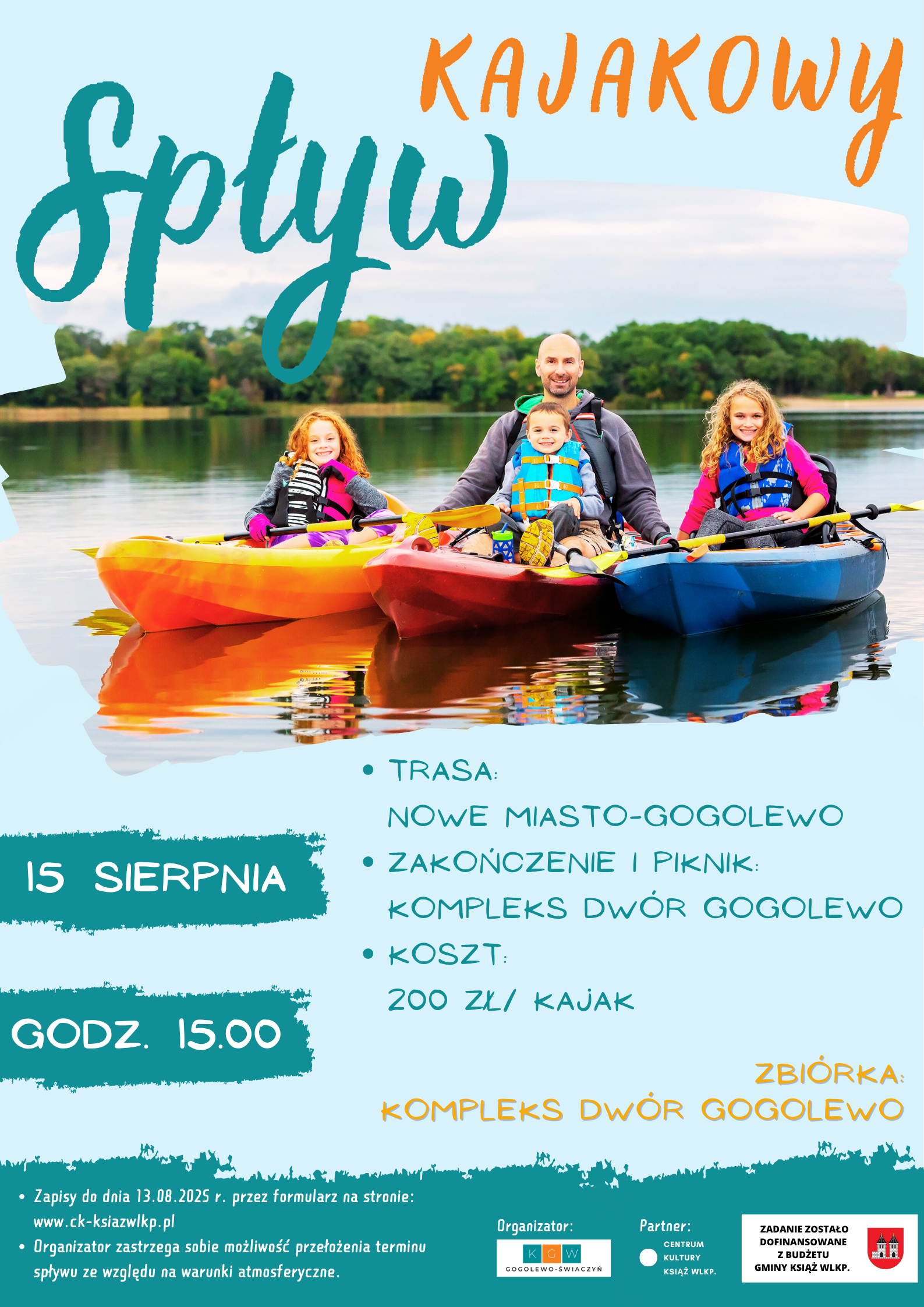 Popłyń z nami kajakiem!