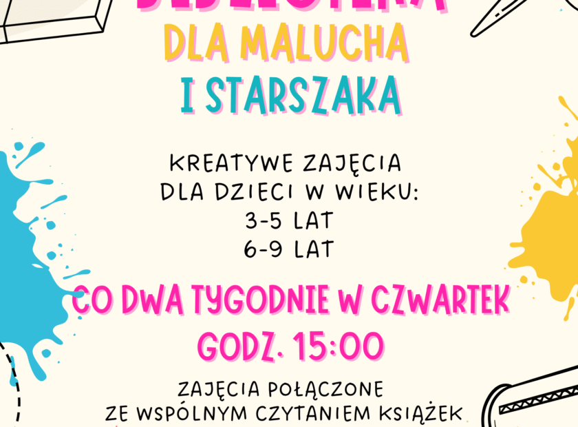 biblioteka dla maluszka i starszaka