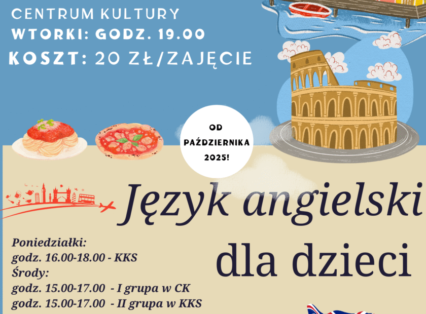 język włoski i angielski jesien 2025