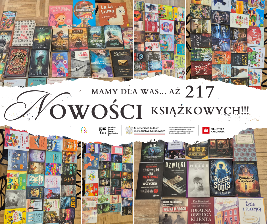 Zakupiliśmy dla Was 217 nowych książek!