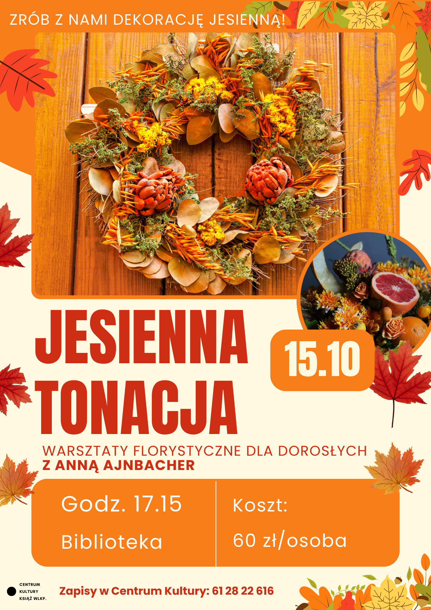 Warsztaty florystyczne w tonacji jesiennej