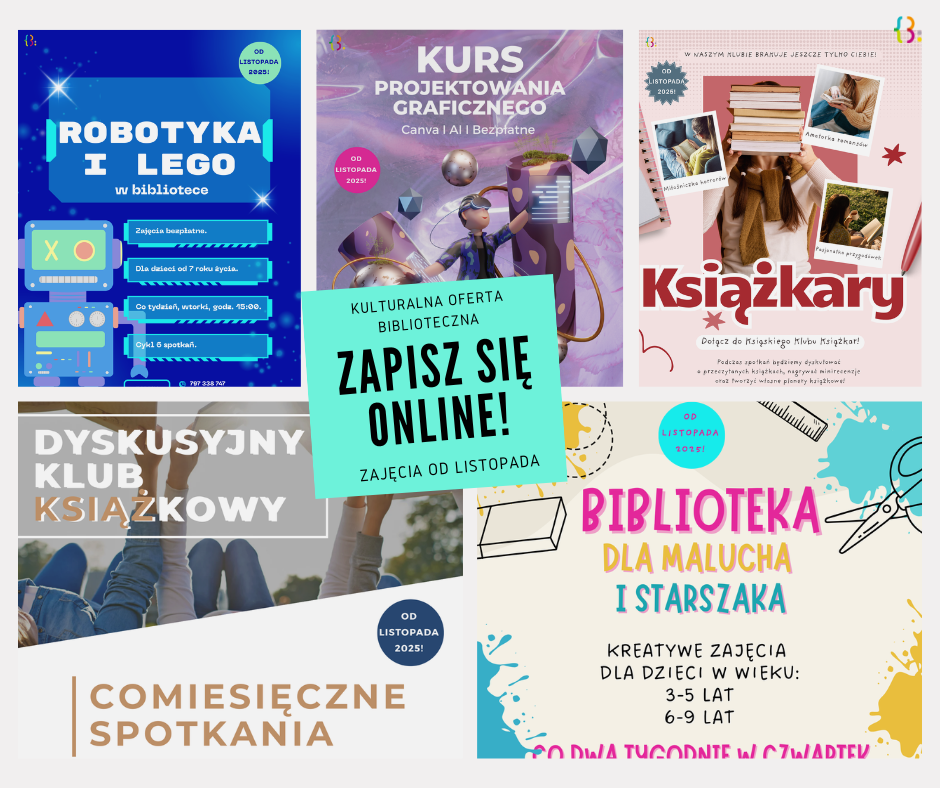 zapisy online na ofertę biblio jesień 2025