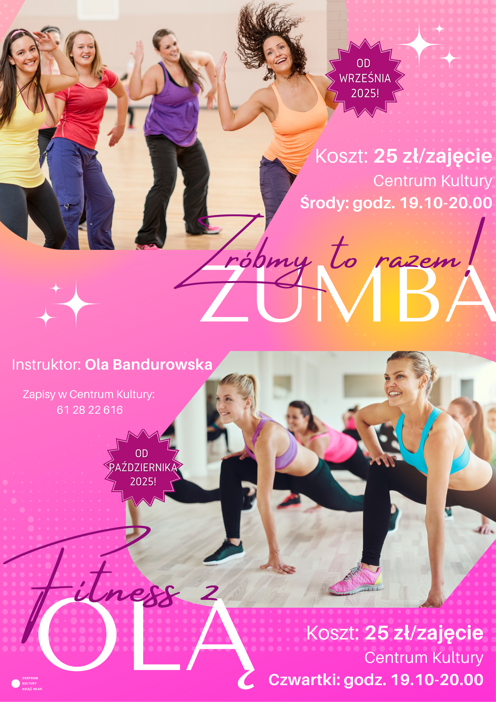 Zumba i fitness z Olą Bandurowską