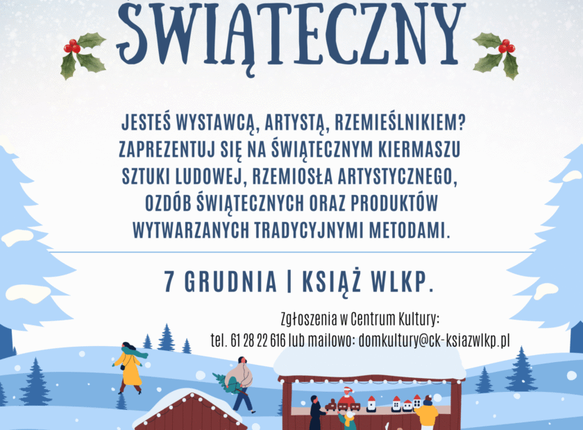 Jarmark i zaproszenie do wystawców na Mikołajki 2025