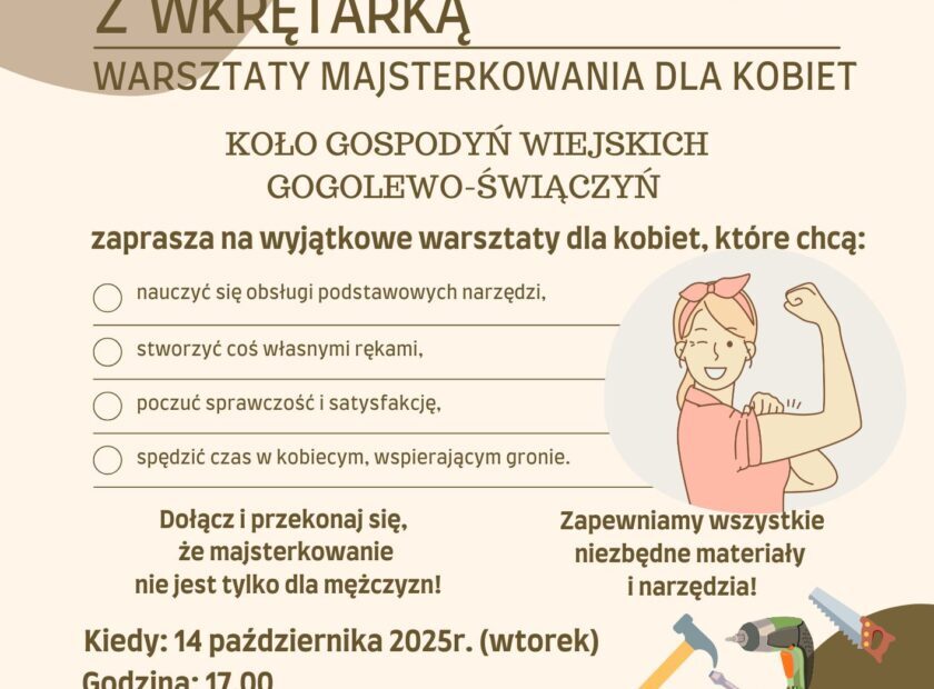 warsztaty majsterkowania dla kobiet