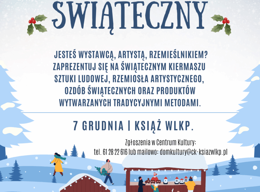 Jarmark i zaproszenie do wystawców na Mikołajki 2025