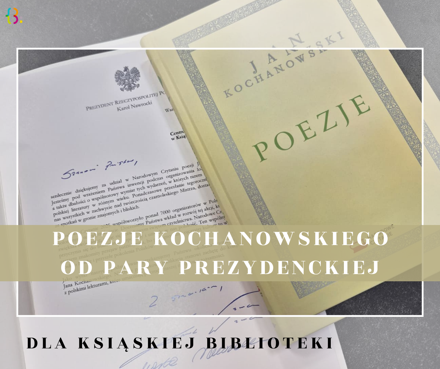 Poezje Kochanowskiego w darze od Pary Prezydenckiej