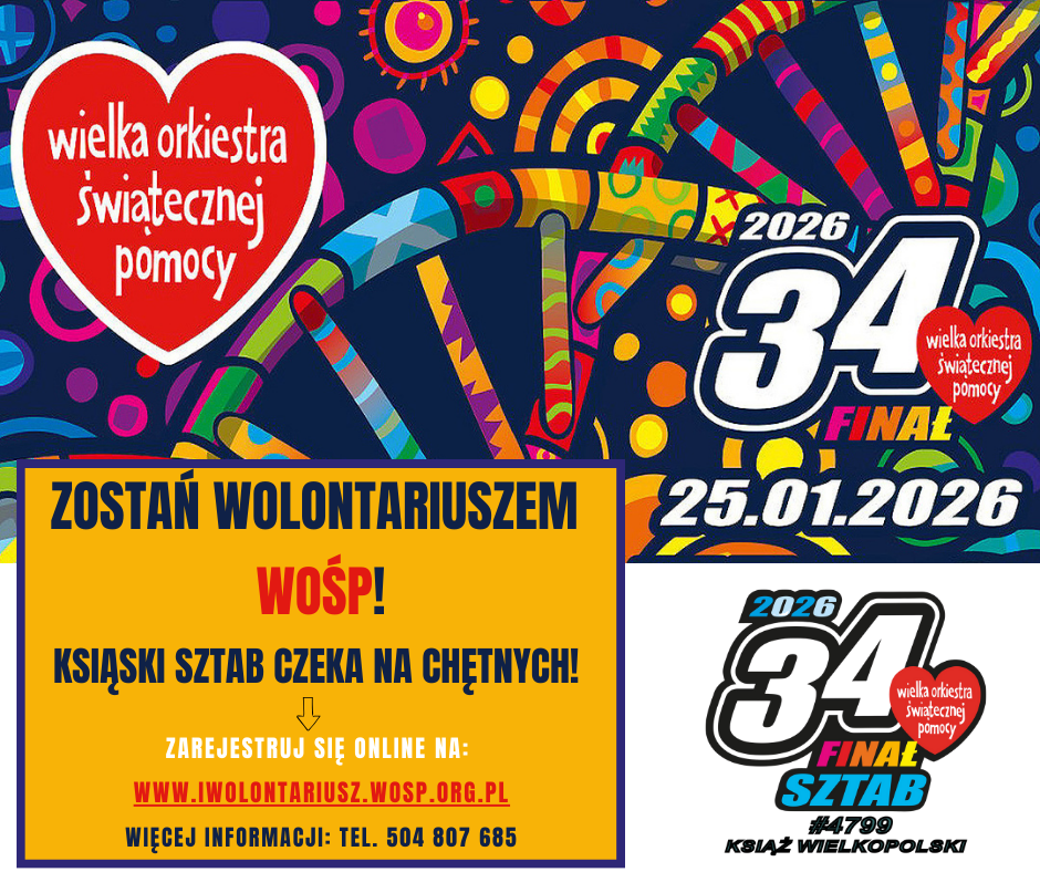 Zostań wolontariuszem WOŚP!