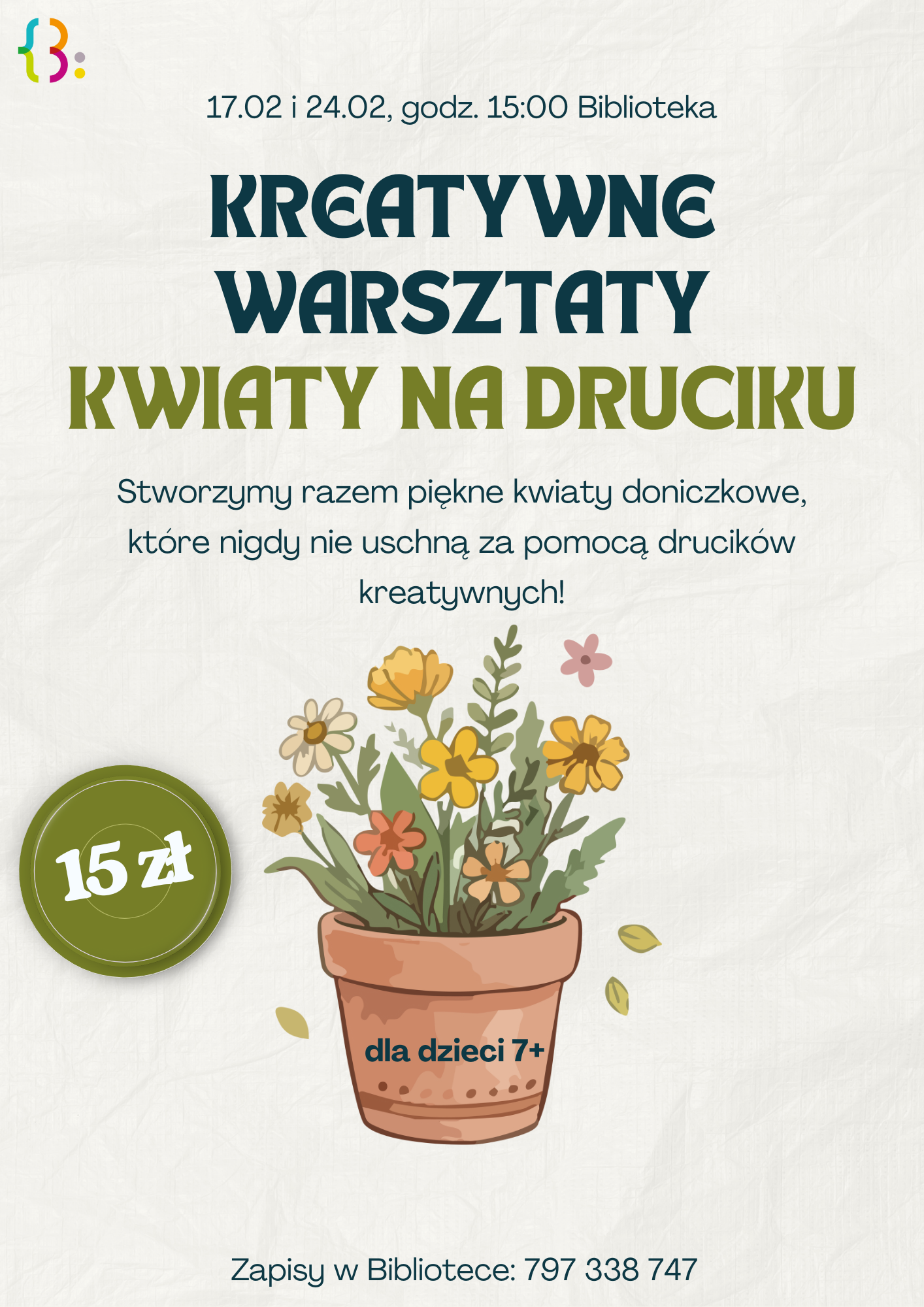 Zamień druciki w kwiaty doniczkowe