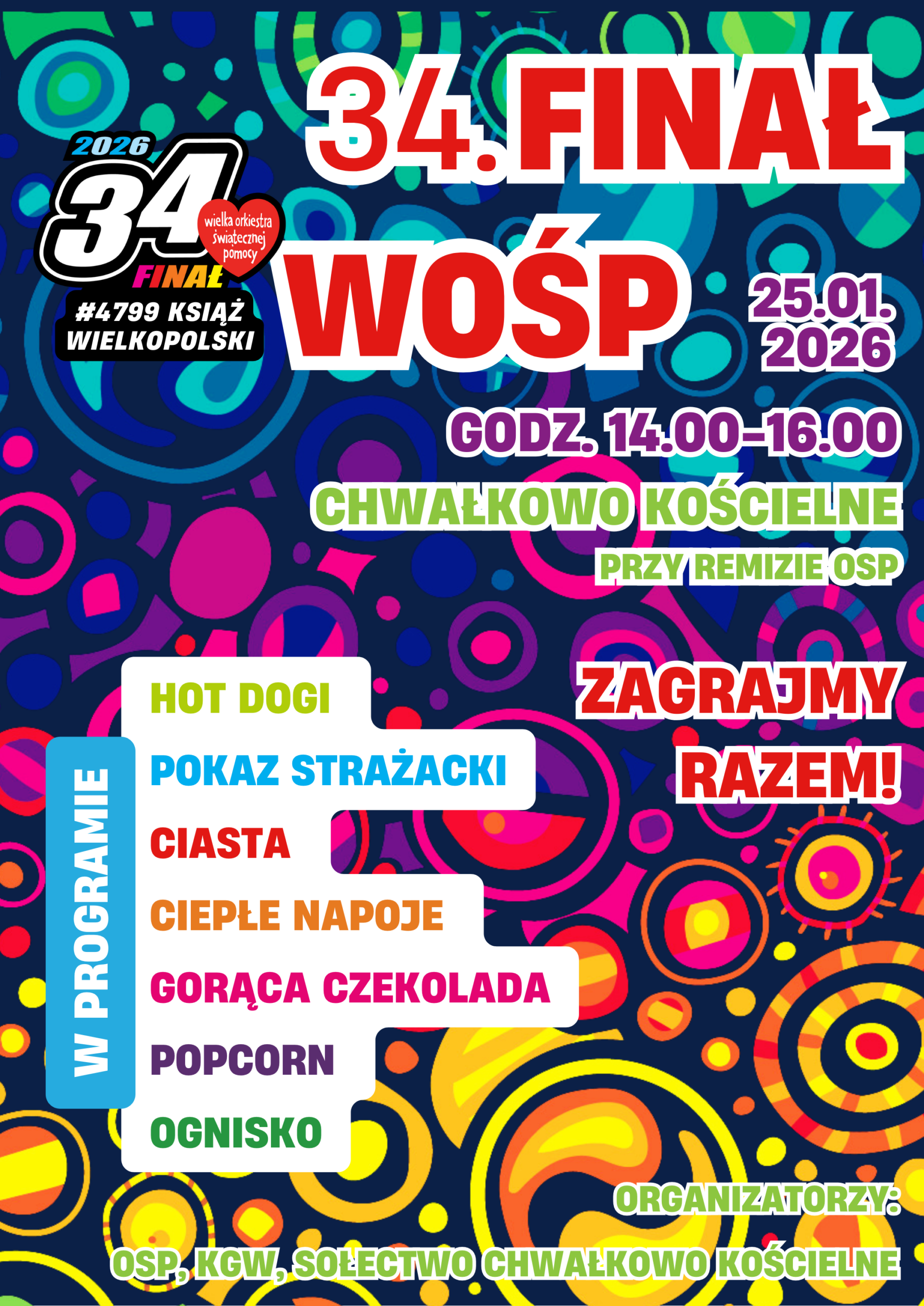 Sprawdź, gdzie poza Książem Wlkp. zagra Wielka Orkiestra Świątecznej Pomocy?