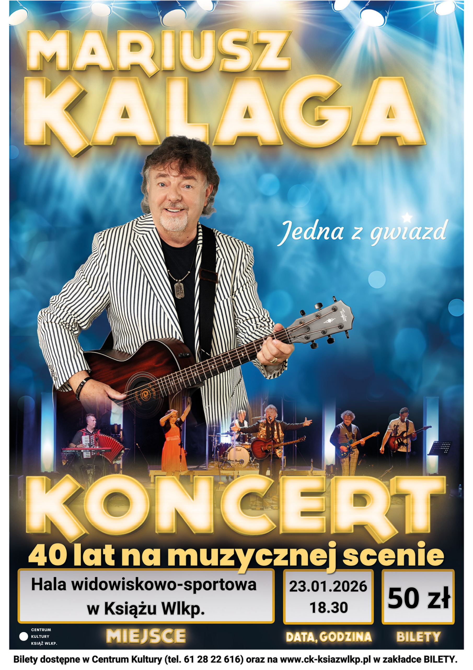 Mariusz Kalaga z koncertem w Książu Wlkp.!