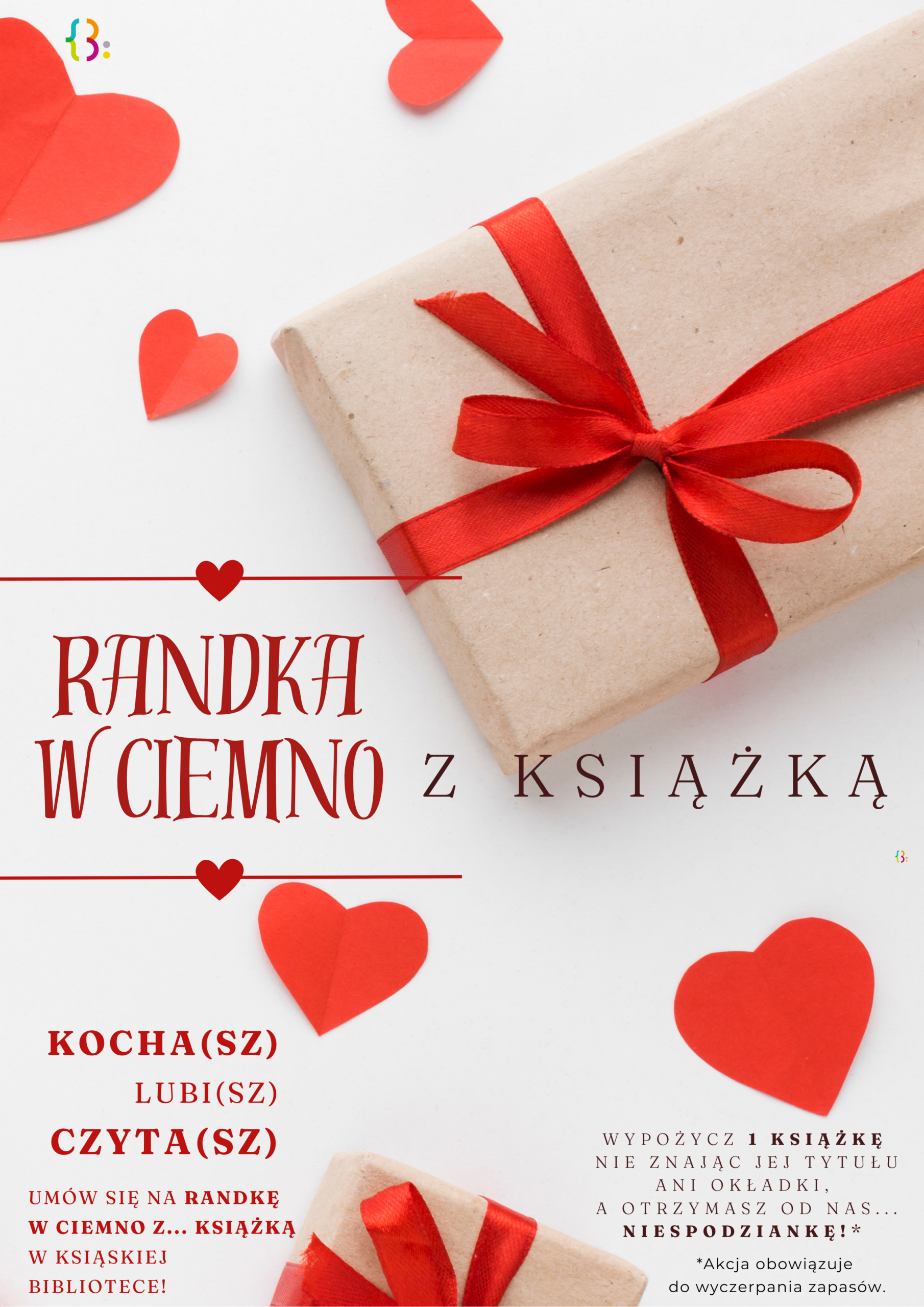 Umów się na randkę w ciemno z książką!