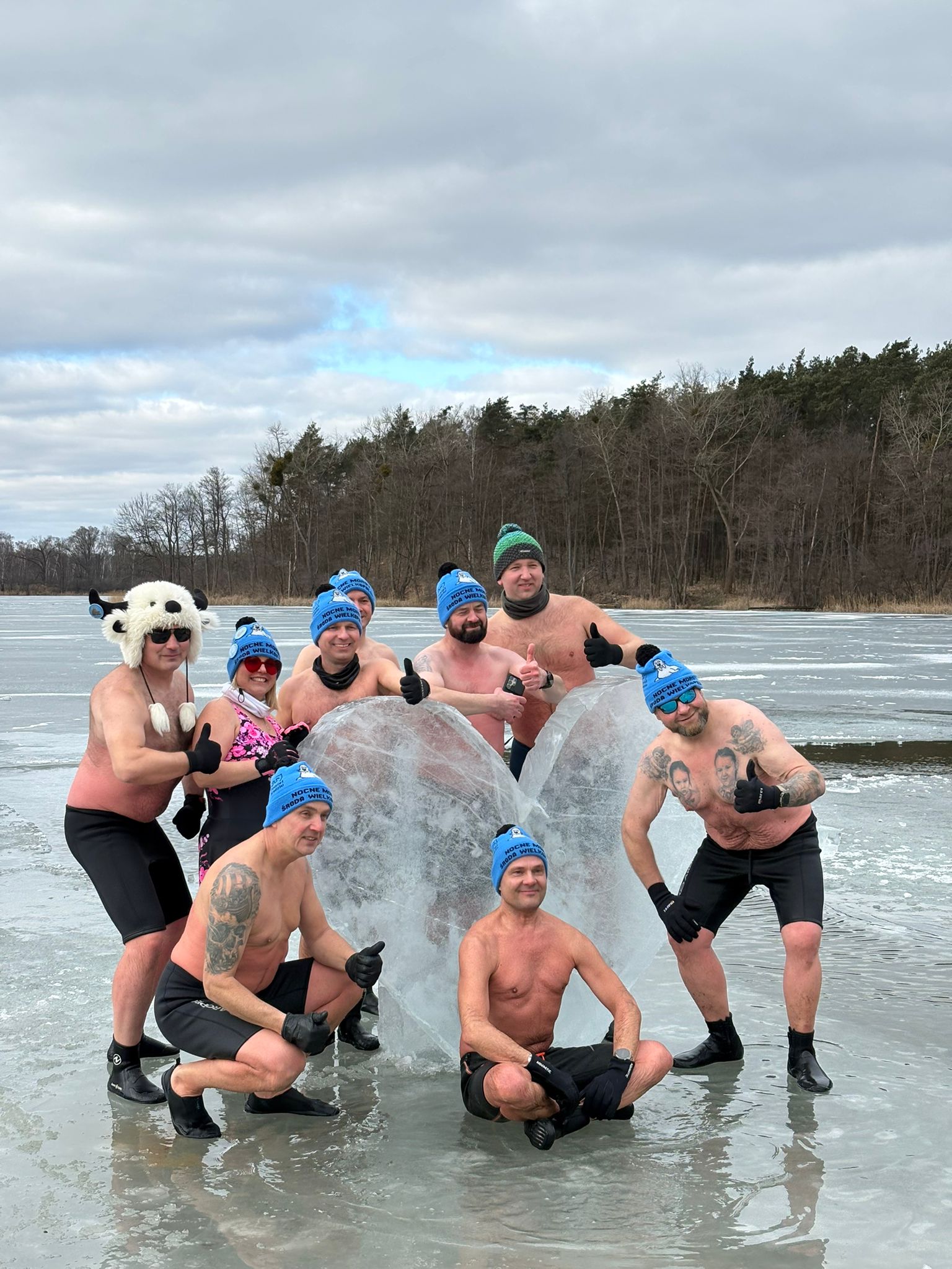 Serce z lodu, czyli walentynkowe morsowanie