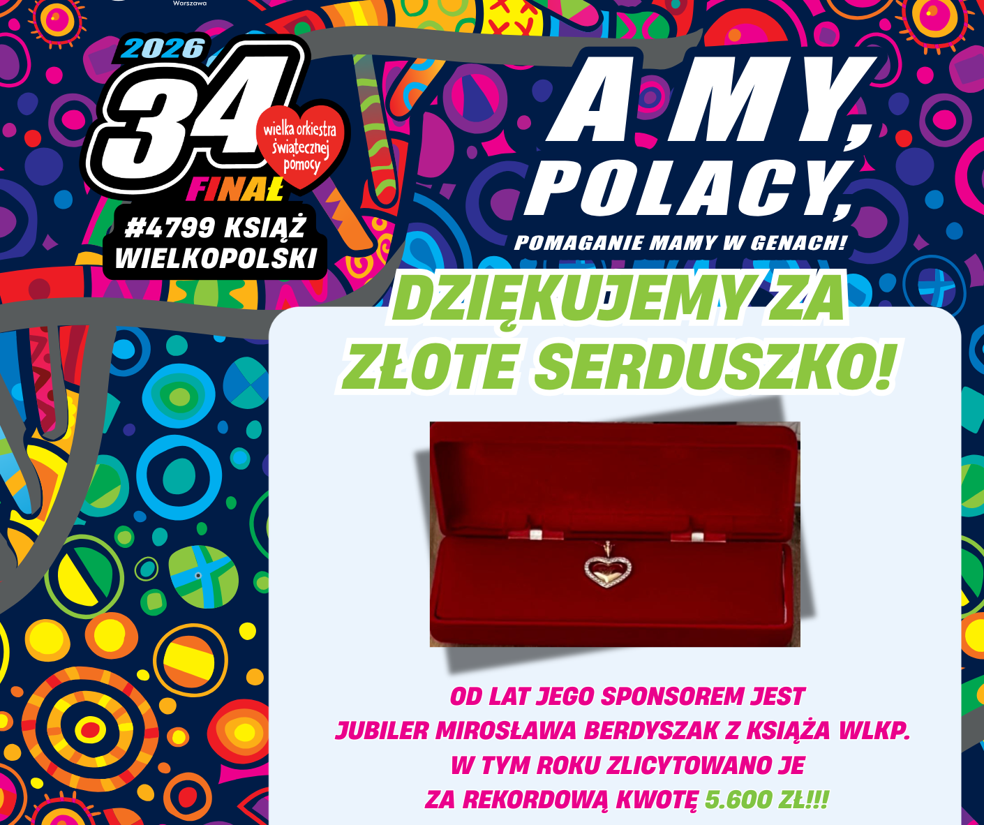 Złote serduszko rekordowo zlicytowane!