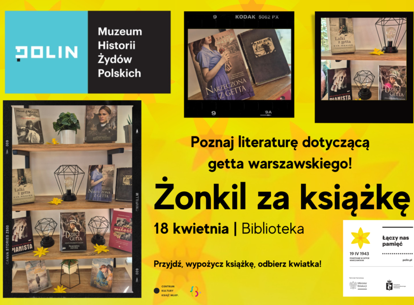 Żonkile za książkę akcja w bibliotece