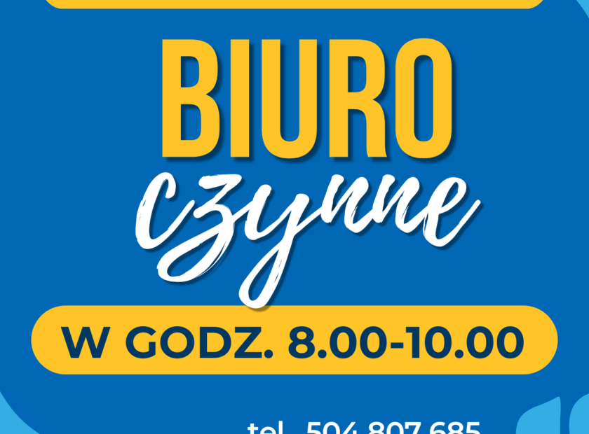 biuro Jary po majówce