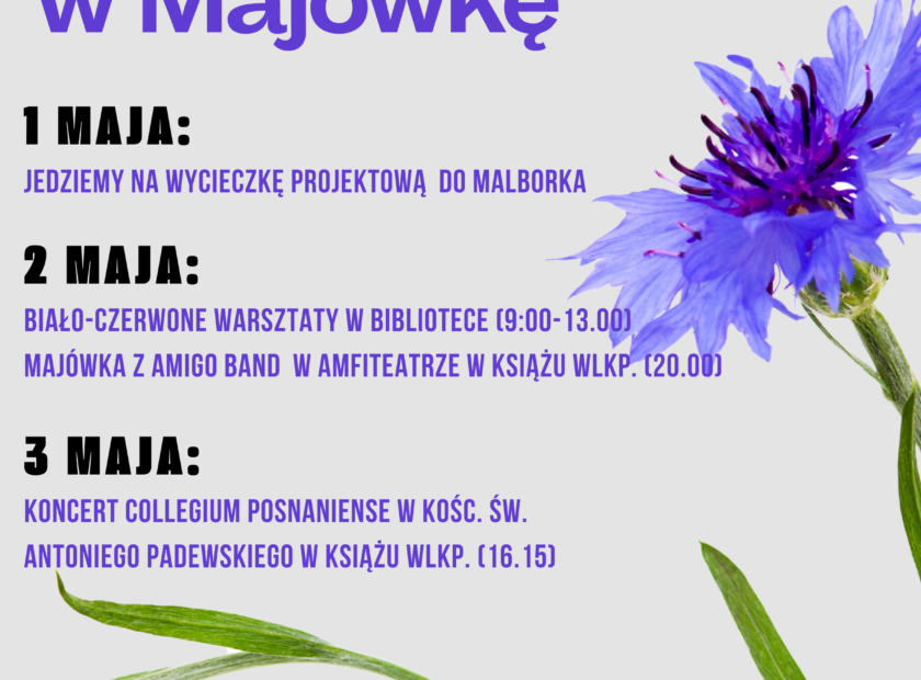 gdzie nas znajdziesz na majówkę