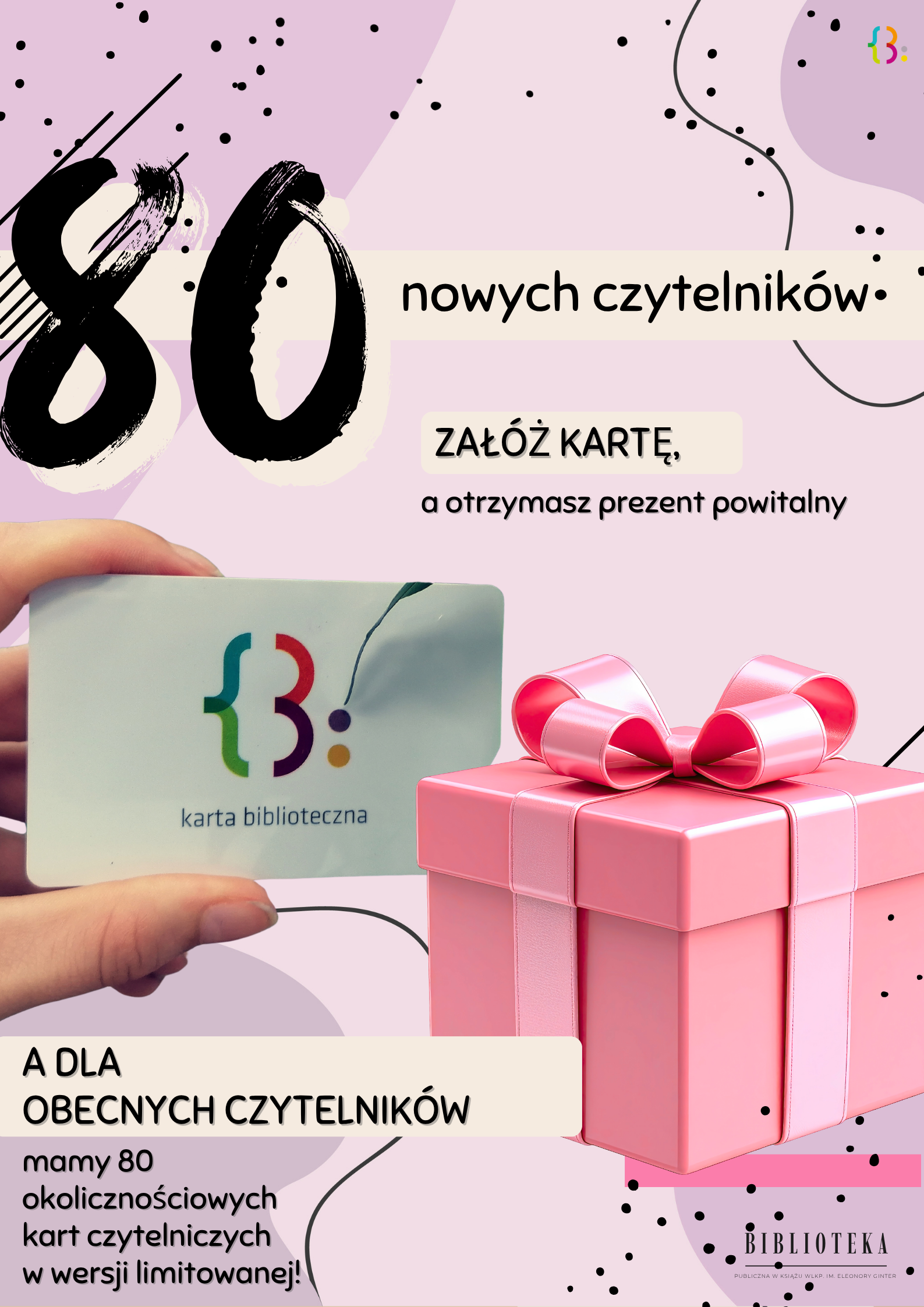 80 kart czytelniczych