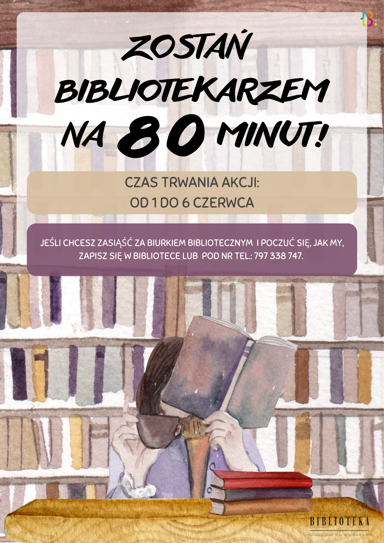 Zostań bibliotekarzem na 80 minut