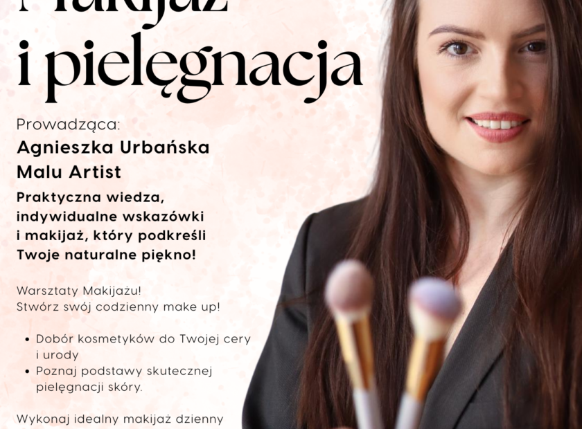 Plakaty PROJEKTOWE warsztaty makijaz cz. 3