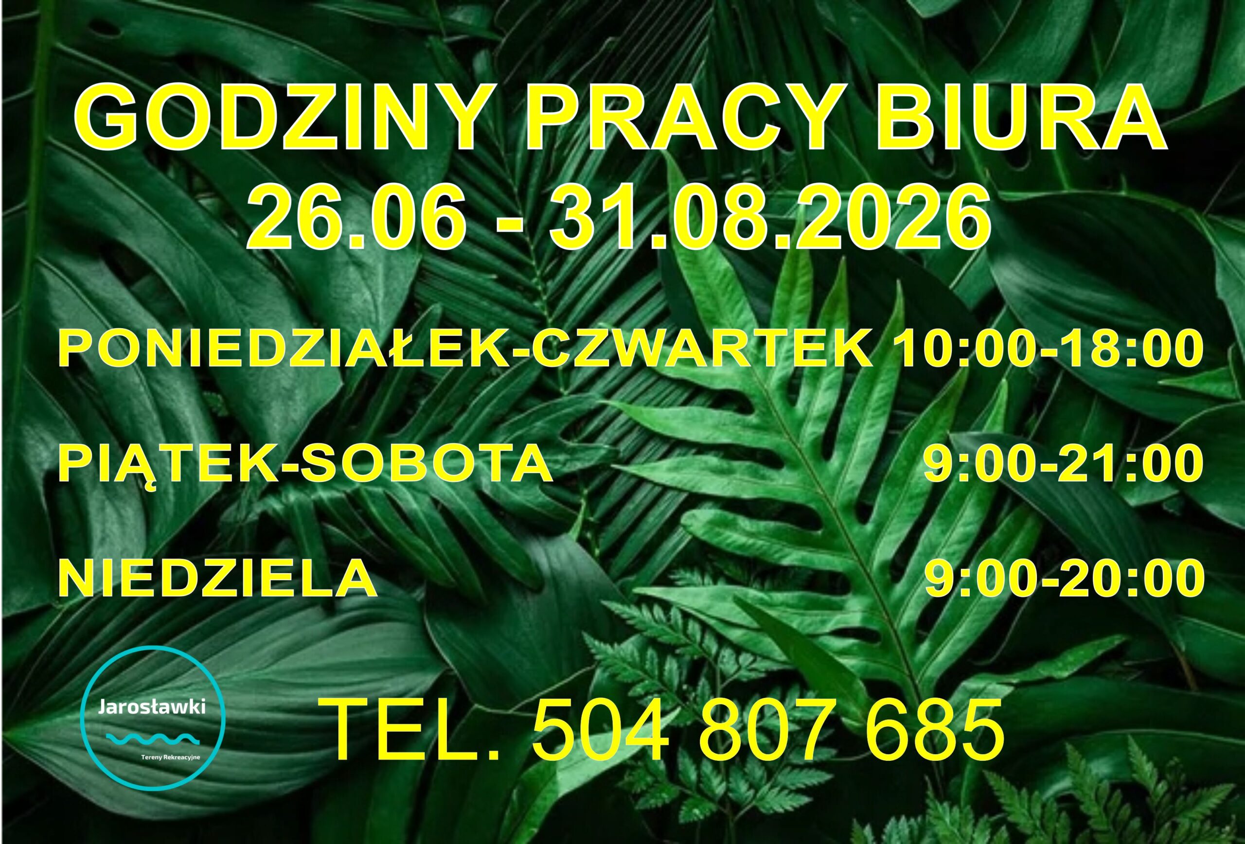 Rusza wakacyjne biuro na Jarach!