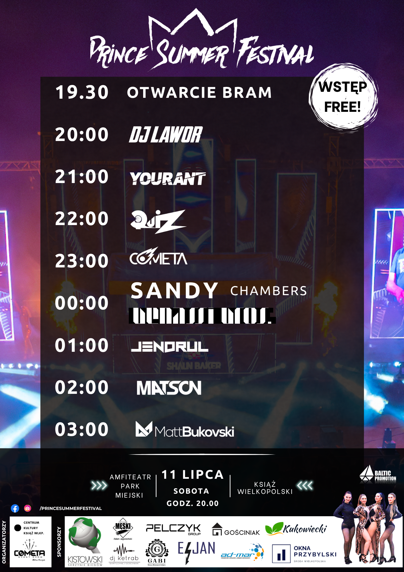 PSF 2026 time table