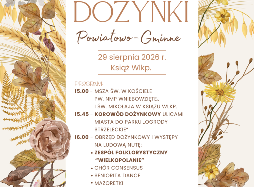 Dożynki 2026 plakat