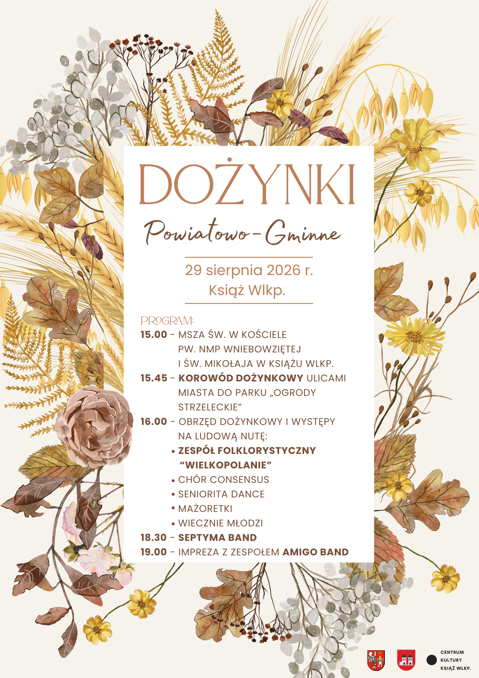 Dożynki 2026 plakat
