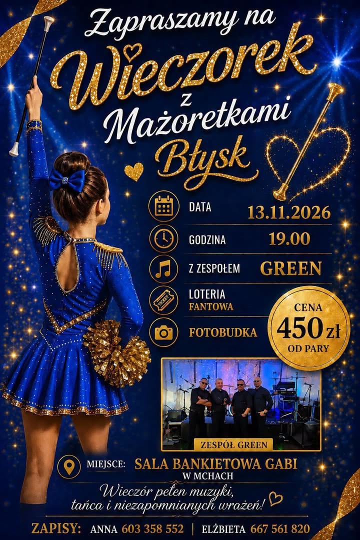 Mażoretki wieczorek 2026