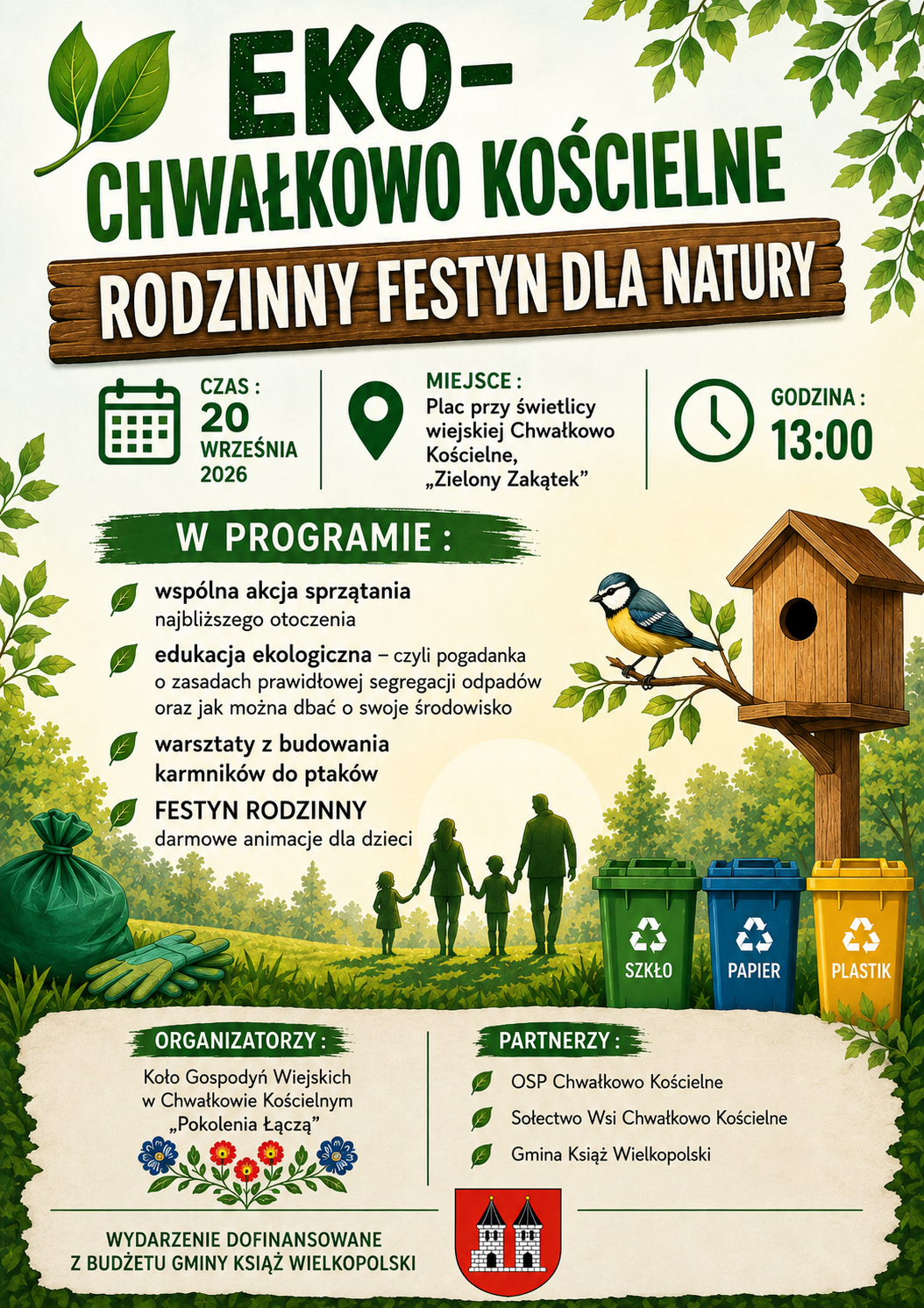 plakat Chwałkowo Koscielne