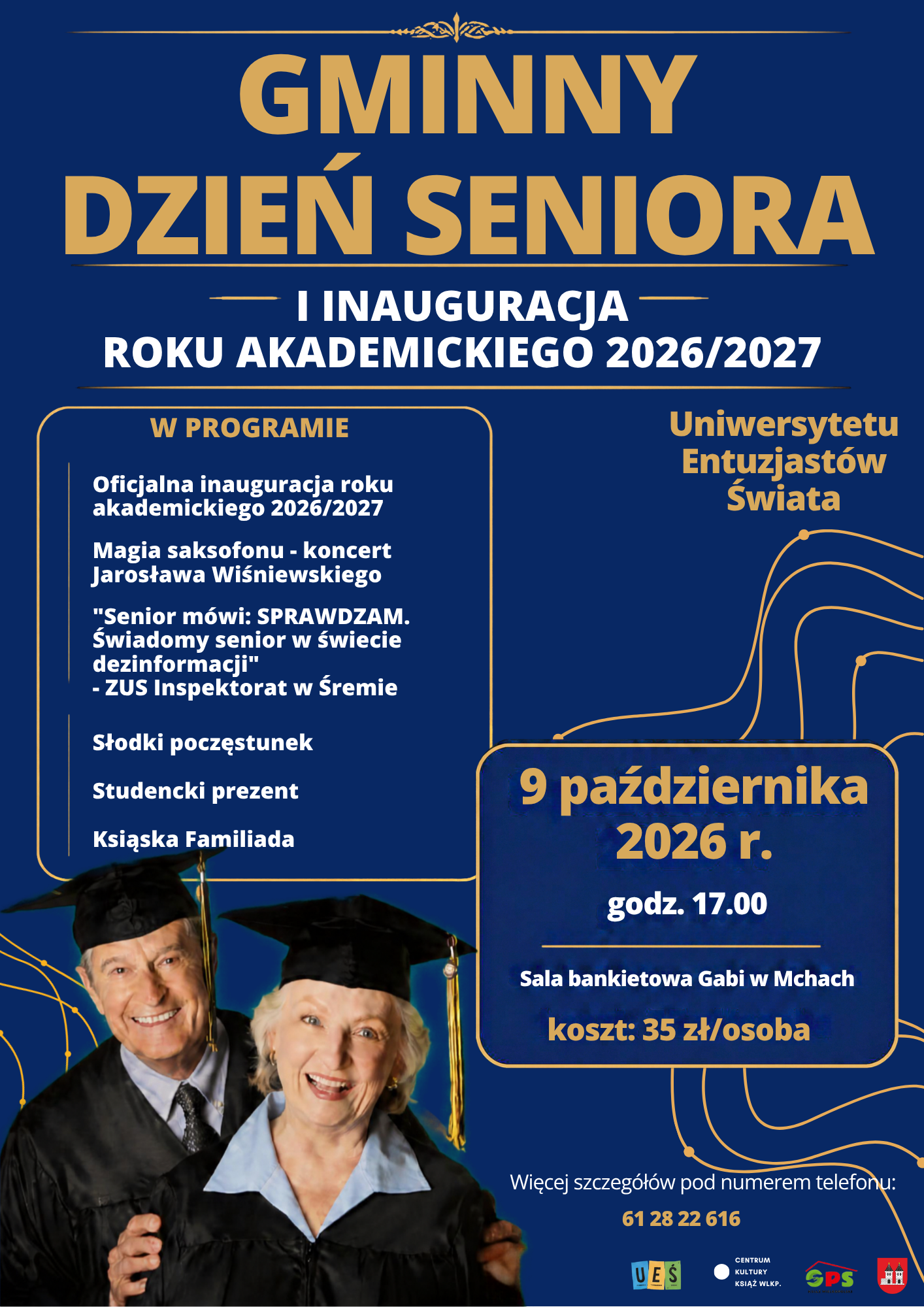 Gminny Dzień Seniora UEŚ plakaty 20262027