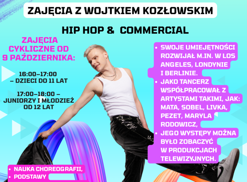 zajęcia taneczne Wojtek Kozłowski
